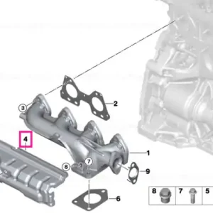 Heat protection shield asbestofree - BMW Premium