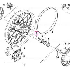 Noutate Spacer tube - BMW Motorrad