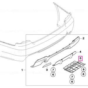 Guide, Sport diffusor, center lower - BMW Ofertă exclusivă