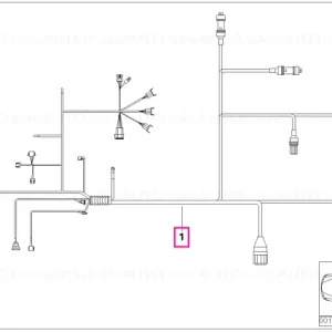 Retur gratuit wiring harness, engine trans. module - BMW