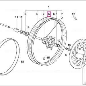 Wheel rim front 2,50X19 - BMW Motorrad Reduceri