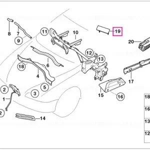 Suport etichetă informații - BMW Popular