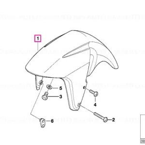 Mudguard front - BMW Motorrad Ofertă de sezon