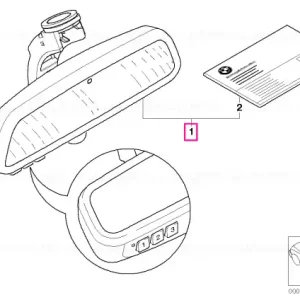 Rearview mirror EC / LED / GTO / Compass - BMW Reducere