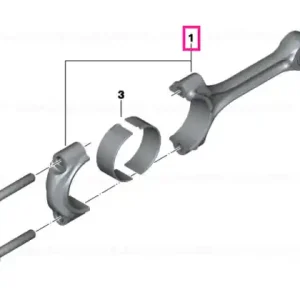 Reduceri Connecting rod 3XGELB/KL.3 - BMW Motorrad