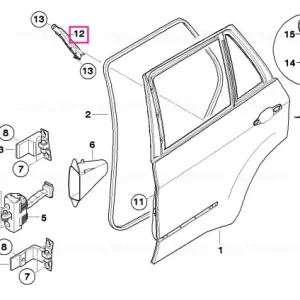 Crash reinforcement, right - BMW Cel mai vândut