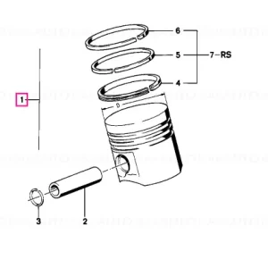 Piston 84,22MM(+0,25) - BMW Cel mai vândut