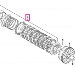 Lamellar package - BMW Motorrad Transport gratuit