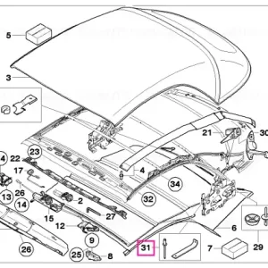 Kit reparație stâlp principal stânga - BMW Livrare rapidă