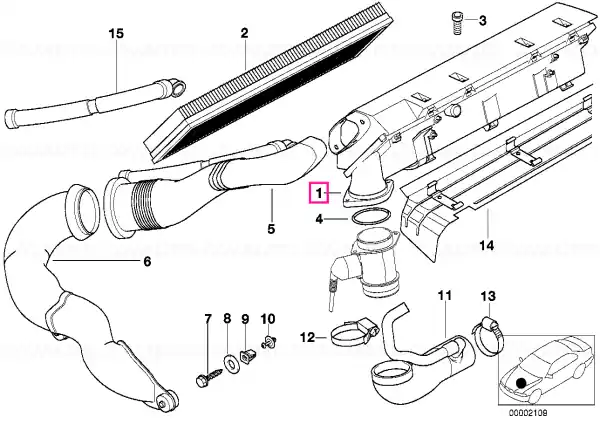 Intake silencer - BMW Ofertă