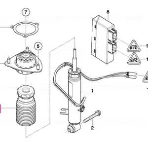 Super ofertă Auxiliary shock absorber, rear - BMW