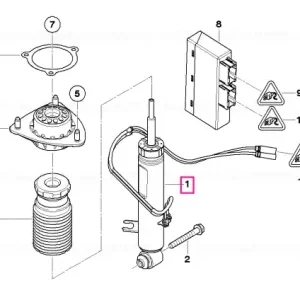 Reducere specială Shock absorber, rear left - BMW