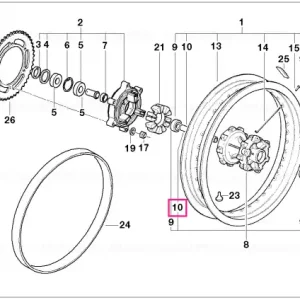 Spacer tube - BMW Motorrad Reducere specială