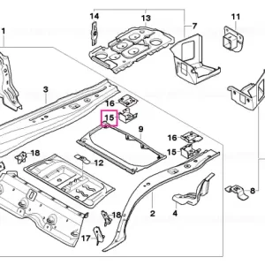 Reducere de preț Receptacle,rear module,lowersection,left - BMW