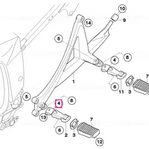 Arc reținere dreapta - BMW Motorrad Preț redus