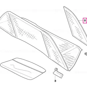 Wind deflector, left - BMW Vezi acum