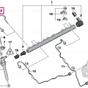 Ansamblu furtun presiune 3/4 - BMW Cumpără acum
