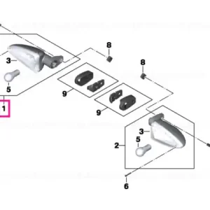 Turn signal lamp, white - BMW Motorrad Premium