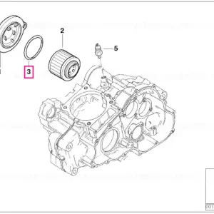 O-ring 59,52X2,62 - BMW Motorrad Calitate înaltă