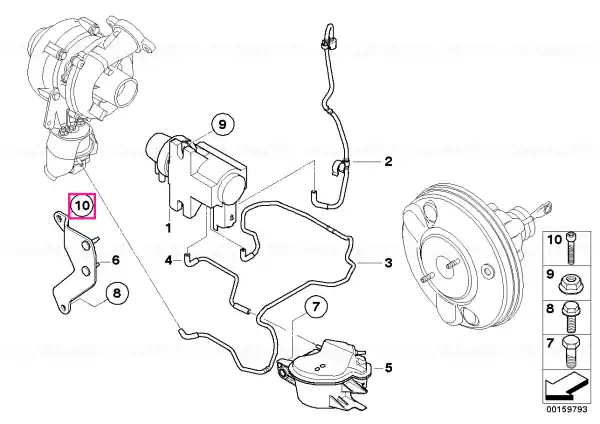 Cumpără acum Șurub hexagonal M6X30 - BMW - Mini