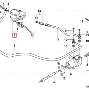 Preț mic Clutch control assembly - BMW Motorrad