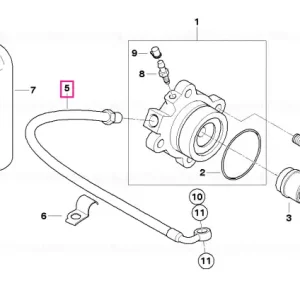 Clutch line - BMW Motorrad Livrare gratuită