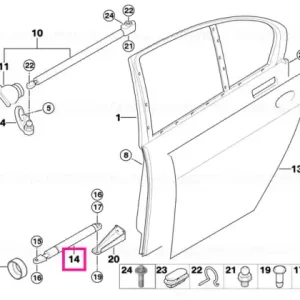 Rear door brake - BMW Ofertă