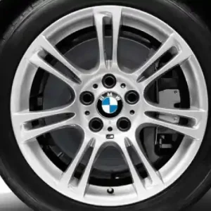 Janta aliaj usor - M Performance Double Spoke 350M - Argintiu (Decor Silver 2) - 9Jx18 ET:44 - BMW Seria 5 F10 F11, Seria 6 F06 F12 F13 Reducere extra