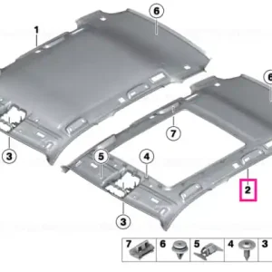 Chilipir Headlining panoramic roof HIMMELGRAU - BMW