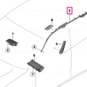 Head airbag, left - BMW Noutate