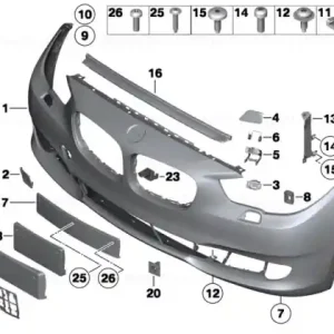 Drilling template, licence plate front - BMW Promoție