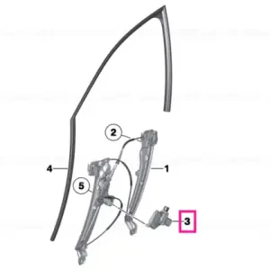Drive, power window, front/rear left - BMW Comandă acum