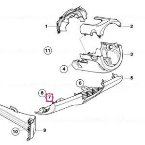 Retur gratuit Clips de retinere - BMW - Mini
