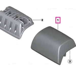 Reduceri Headrest leather SCHWARZ - BMW