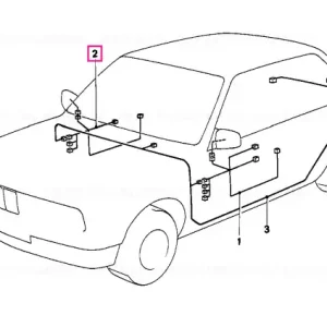Expediere rapidă Wiring co-drivers side - BMW