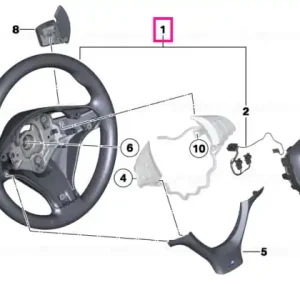 Preț redus M Sports steer.-wheel, airbag, leather - BMW