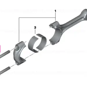 Cumpără online Connecting rod bolt M10X1,25 - BMW Motorrad