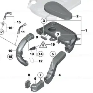 Lichidare de stoc Conductă aer filtrat - BMW