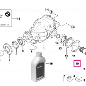 Drive flange output LK=86MM/M10 - BMW Cel mai bun preț