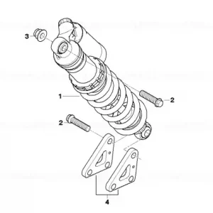 Arc suspensie spate - BMW Motorrad Expediere rapidă