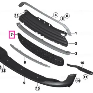 Cel mai vândut Grille, middle bottom - BMW - Mini