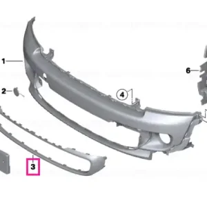 Ornament intrare aer grunduit - BMW - Mini Reducere specială