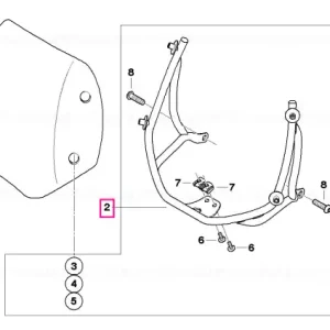Premium Set suporți parbriz - BMW Motorrad