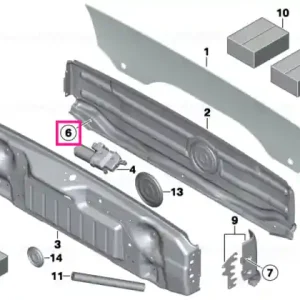 Șurub cilindric cu guler, M5 X 10 - BMW Super ofertă