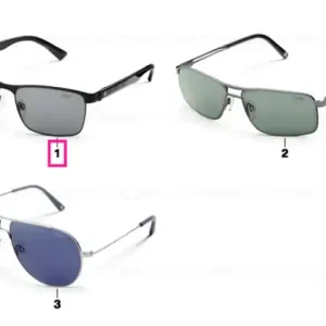 BMW Sunglasses, metal BLACK/BLACK Doar azi