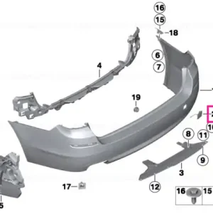 Capac ochi remorcare spate - BMW Transport gratuit