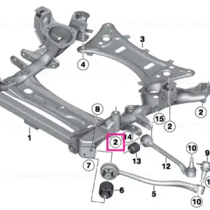 Plată securizată Șurub hexagonal cu șaibă, M12X51 M12X1,5X51-10.9 - BMW