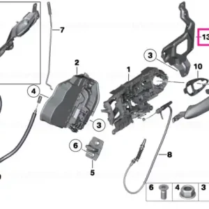 Reduceri Adapter plate, rear right - BMW