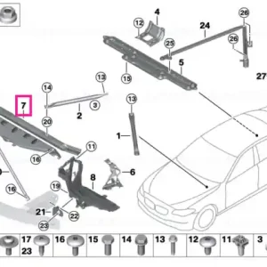 Preferatul clienților Joint, upper rear - BMW