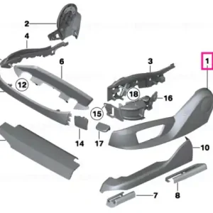 Ornament scaun exterior stânga OYSTER - BMW Preț promoțional